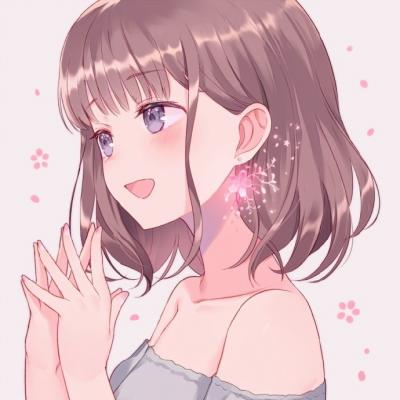 动漫女生头像可爱清新🌼被美晕啦