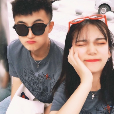 时尚潮流真人情侣一左一右高清头像来啦