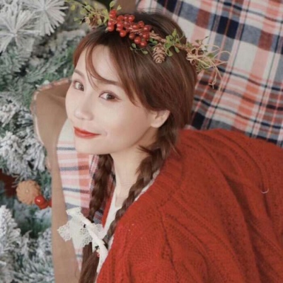 圣诞氛围感拉满的唯美女生头像来啦！