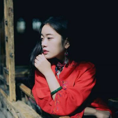 超绝！真人红色系女生头像大全✨