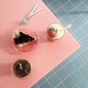 被这张粉色甜品头像甜到啦