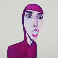 超酷的一男一女怪异风格另类情头精选集