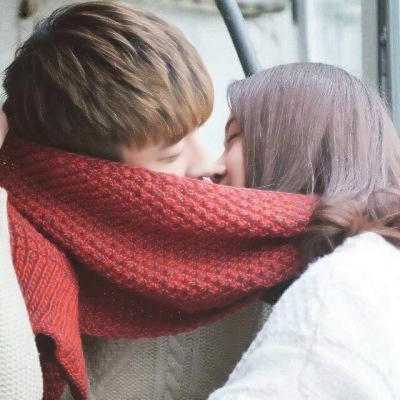 超甜!冬日双人真人一对两张情头来袭🥰