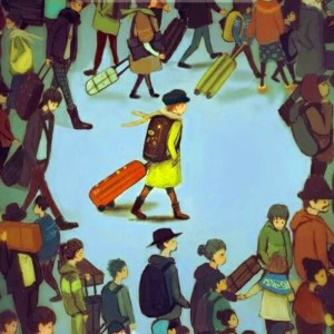 宝藏！一个人拖行李的高清好看头像大集合✨ 