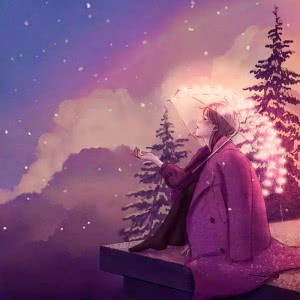 🌌超绝！一人打伞赏浪漫星空的头像来啦