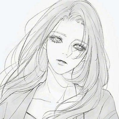 超酷黑白动漫女生头像来袭✨