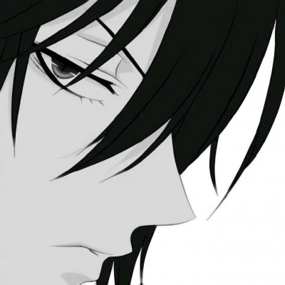 超酷!男生必备黑白动漫QQ头像✨