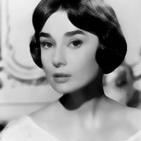 奥黛丽赫本经典头像,永恒的优雅印记✨