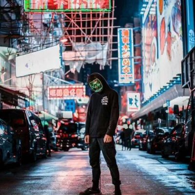 超酷面具头像男来袭，谁用谁帅！