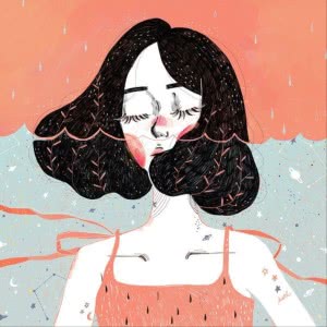 闭眼伤感风漫画女生头像图片,一眼沉沦