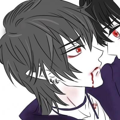 恐怖血腥风丧气动漫情侣头像来袭