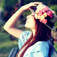 超爱！戴帽子的小清新真人女生头像来袭