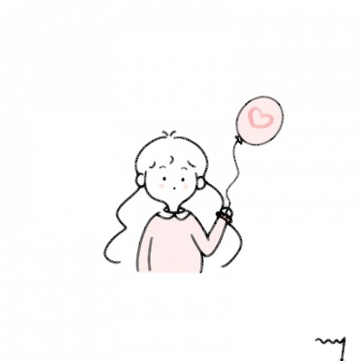 爱了!简笔画风格女生微信头像来袭🥰