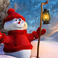 被这组唯美雪人头像美哭啦🥰