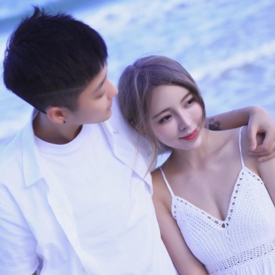 磕到了🥰高清唯美真人情侣头像一左一右来啦