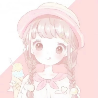 粉色控必入的闺蜜头像！一左一右一对两张太好看了