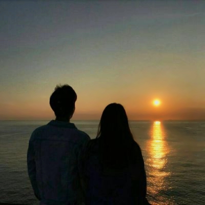 唯美意境情侣背影头像来袭💕