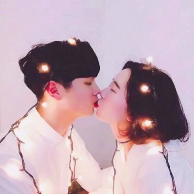 超甜🥰情侣头像真人版两张一对