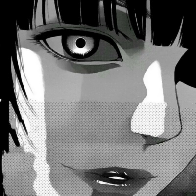 被暗黑系黑白动漫女生头像狠狠拿捏🤩