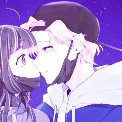 动漫意境情侣头像一左一右,超般配🥰