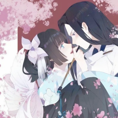 古风意境一左一右动漫情侣头像合集