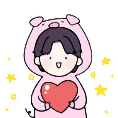 萌化啦🥰卡通情侣呆萌一对两张头像来袭