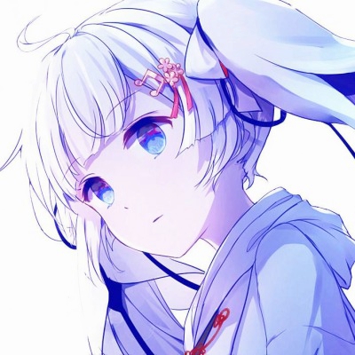 美哭!唯美蓝色调动漫女生头像