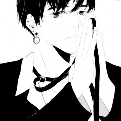 帅炸！男生动漫黑白头像大全