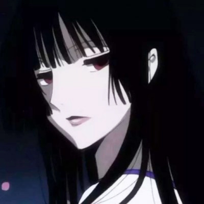 🌑绝美高清暗黑系病娇动漫女生头像大全