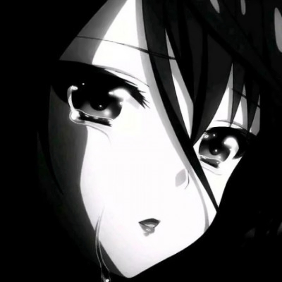 超绝!丧系动漫黑白女头像大集合🎨