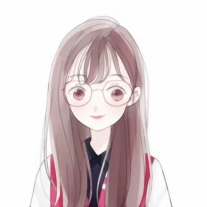 🎀必看!白底简约风动漫女生QQ头像