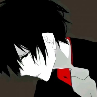 冷酷风男生黑白动漫头像，超酷来袭