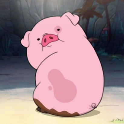 超萌警告!卡通粉红猪头像来袭