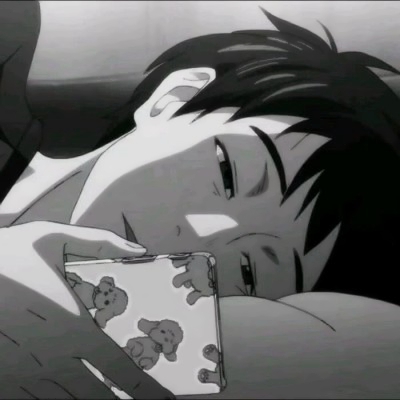 超绝!男生伤感黑白动漫QQ头像来袭