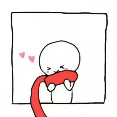 一上一下超有爱的超萌简笔画情侣头像来袭