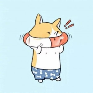 卡通可爱图片情侣头像,一左一右超有爱