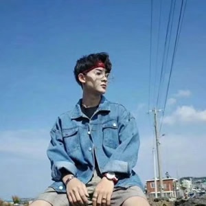 蓝色系唯美帅气男生头像大全