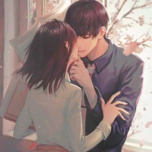 超甜男生摸脸杀情侣漫画头像来啦