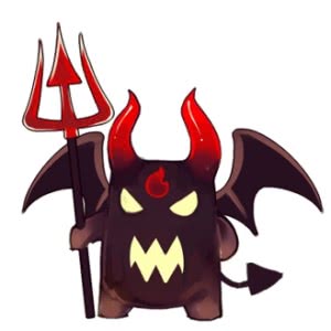 超绝的可爱卡通恶魔头像分享