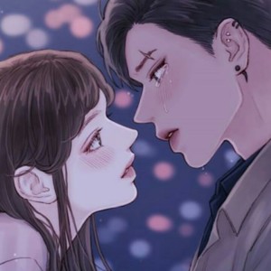 超甜！这张深情对视情侣漫画头像绝了