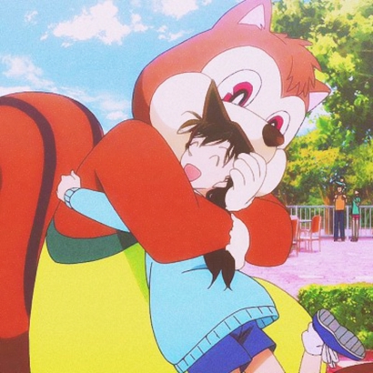 超甜两张分开卡通情侣头像来啦,快和对象换上!