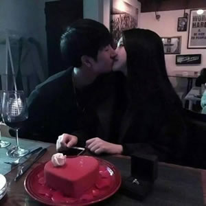 超甜！真人情侣头像韩系一对两张