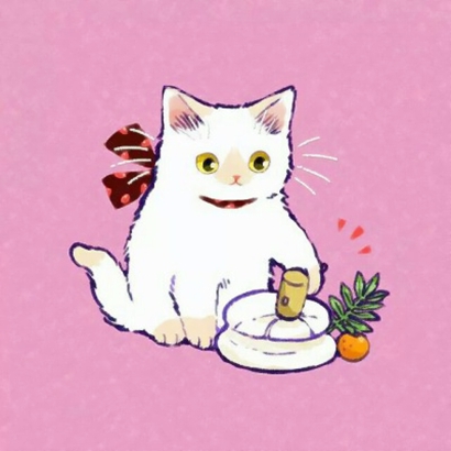 超萌！一左一右动漫猫咪情侣头像来袭