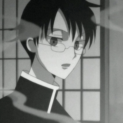 超有感觉的丧系黑白动漫情侣头像