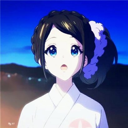 二次元蓝色系女生头像，美到犯规！