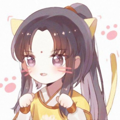 超可爱魔道祖师Q版情侣头像 分开一左一右适配情侣