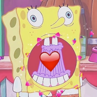 可爱海绵宝宝派大星头像合集：高清无水印，萌系风超治愈