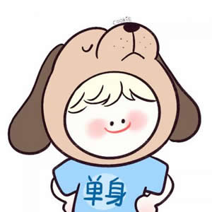 可爱卖萌风卡通情侣头像一对两张 软萌画风适配情侣党