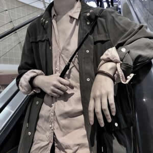 一男一女半身情侣头像不露脸 简约ins风超甜适配