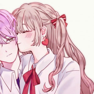 超甜动漫情侣头像一对两张 高清水印无遮挡 甜宠风 CP必备